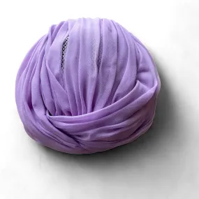 40s 50s I.Magnin Silk Lilac Turban