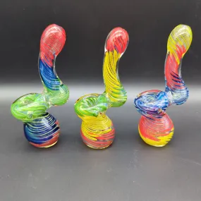 4.5 Standing Color Swirl Bubbler