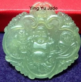 All Lives Matter Buddha of Compassion Jade Pendant (P222)