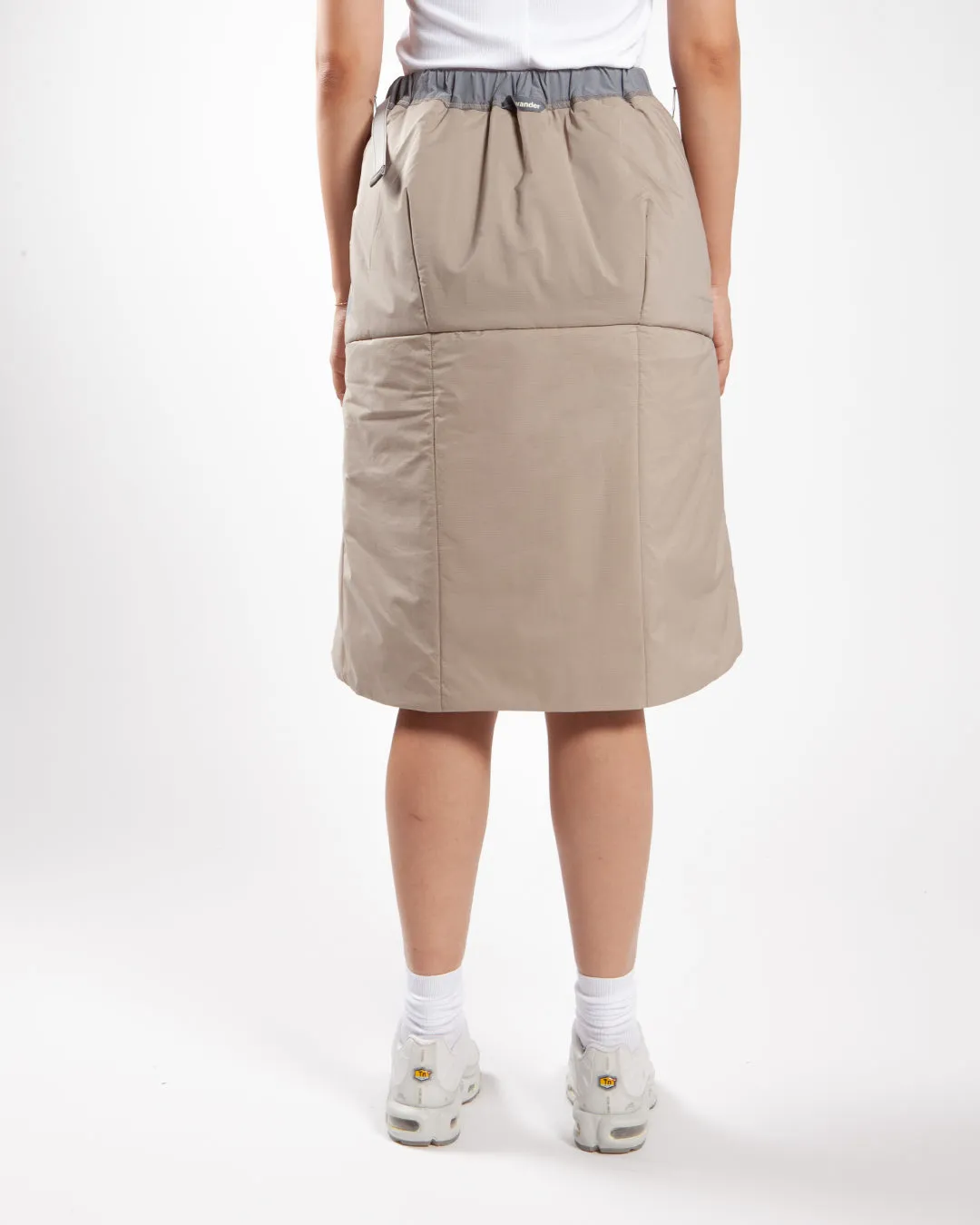 and wander Top Fleece Skirt W Beige