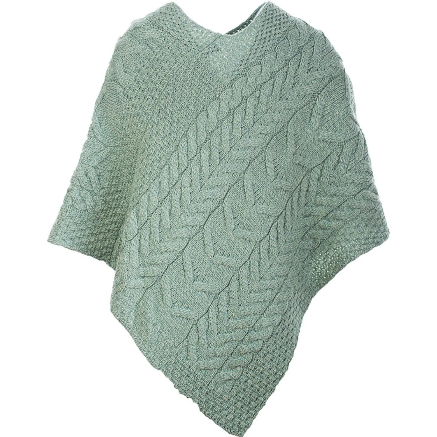 Aran Poncho | Supersoft Merino Wool | Aran Mills