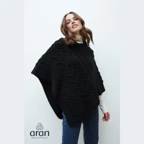 Aran Poncho | Supersoft Merino Wool | Aran Mills