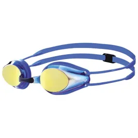 ARENA Junior's Tracks Mirror Swimming Goggle (Blue/Yellow/Rev Blue/Blue)