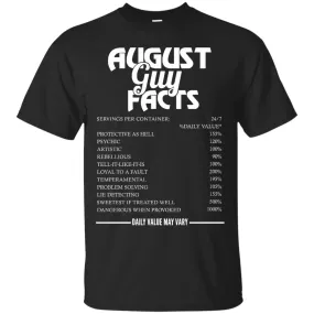 August guy facts servings per container shirt