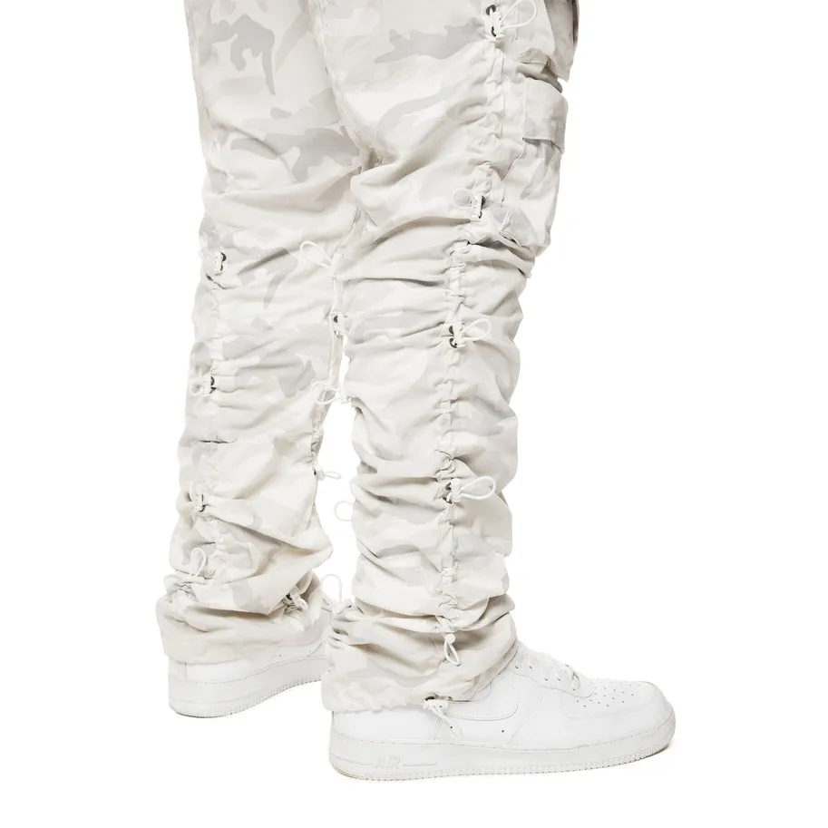 Big and Tall - Utility Bungee Twill Pants - White Camo