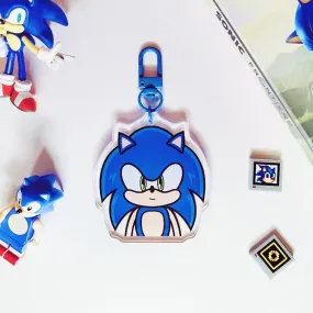 Blue Blur Acrylic Keychain