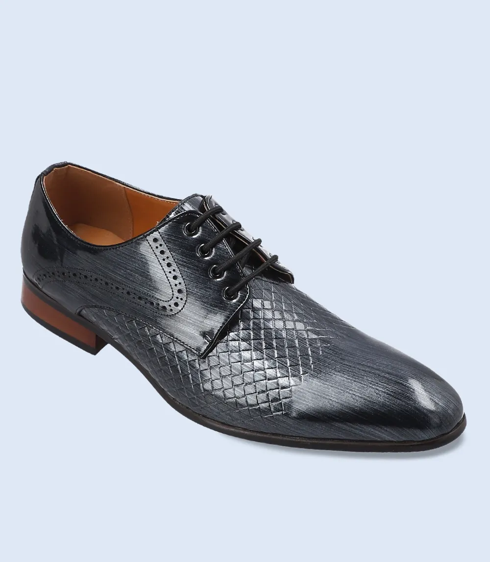 BM4149-SILV/GREY-Men Formal Lace Up's