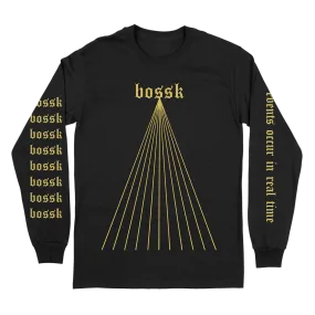 Bossk "Events Occur In Real Time" Black Longsleeve