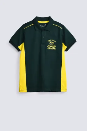 BOYS SIDE PANEL POLO