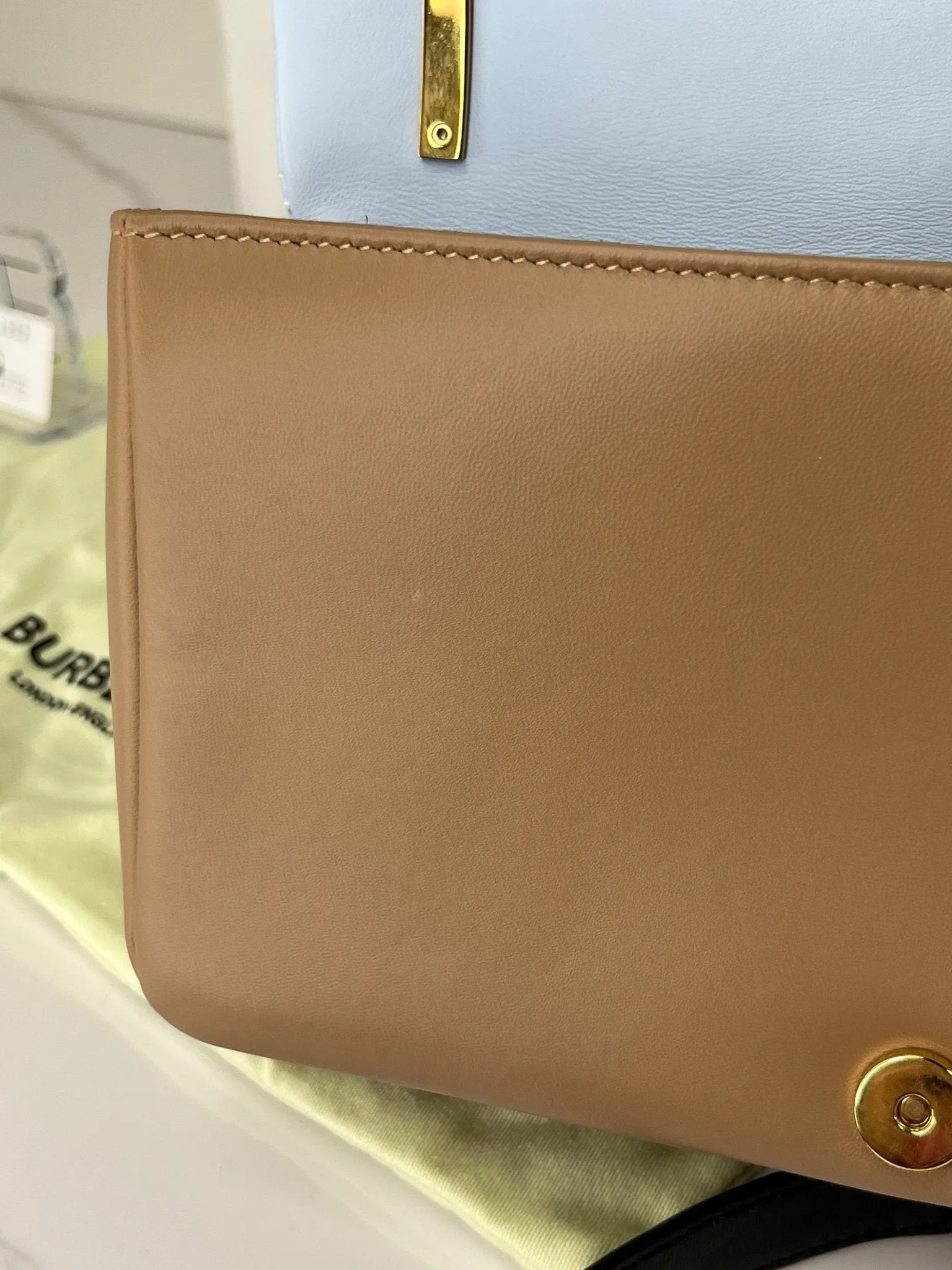 Burberry Lola Bag - Blue/Beige