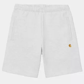 Carhartt WIP - Chase Sweat Short - Ash Heather / Gold