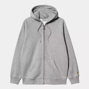 Carhartt WIP - Hooded Chase Jacket - Grey Heather / Gold