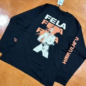 CARHARTT WIP LONG SLEEVE FELA (BLACK)