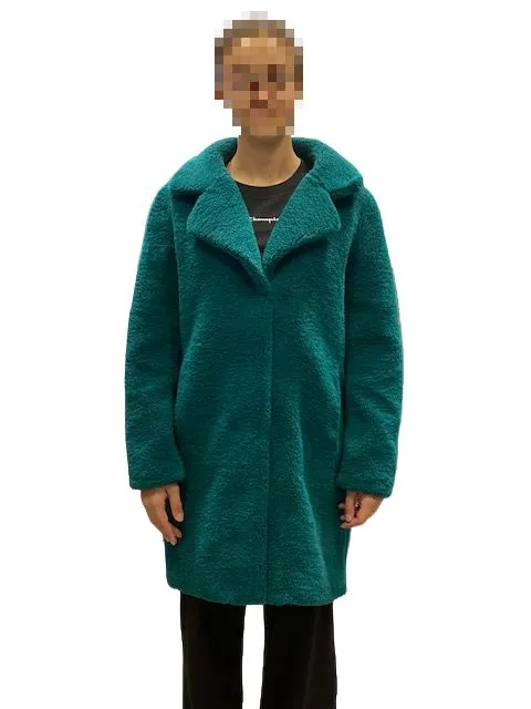 Censured women's synthetic fur coat CW2770TSHRS 344 green