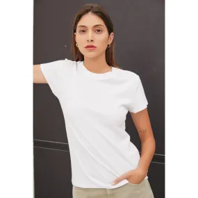 Classic Cotton Blend Crewneck T-Shirt