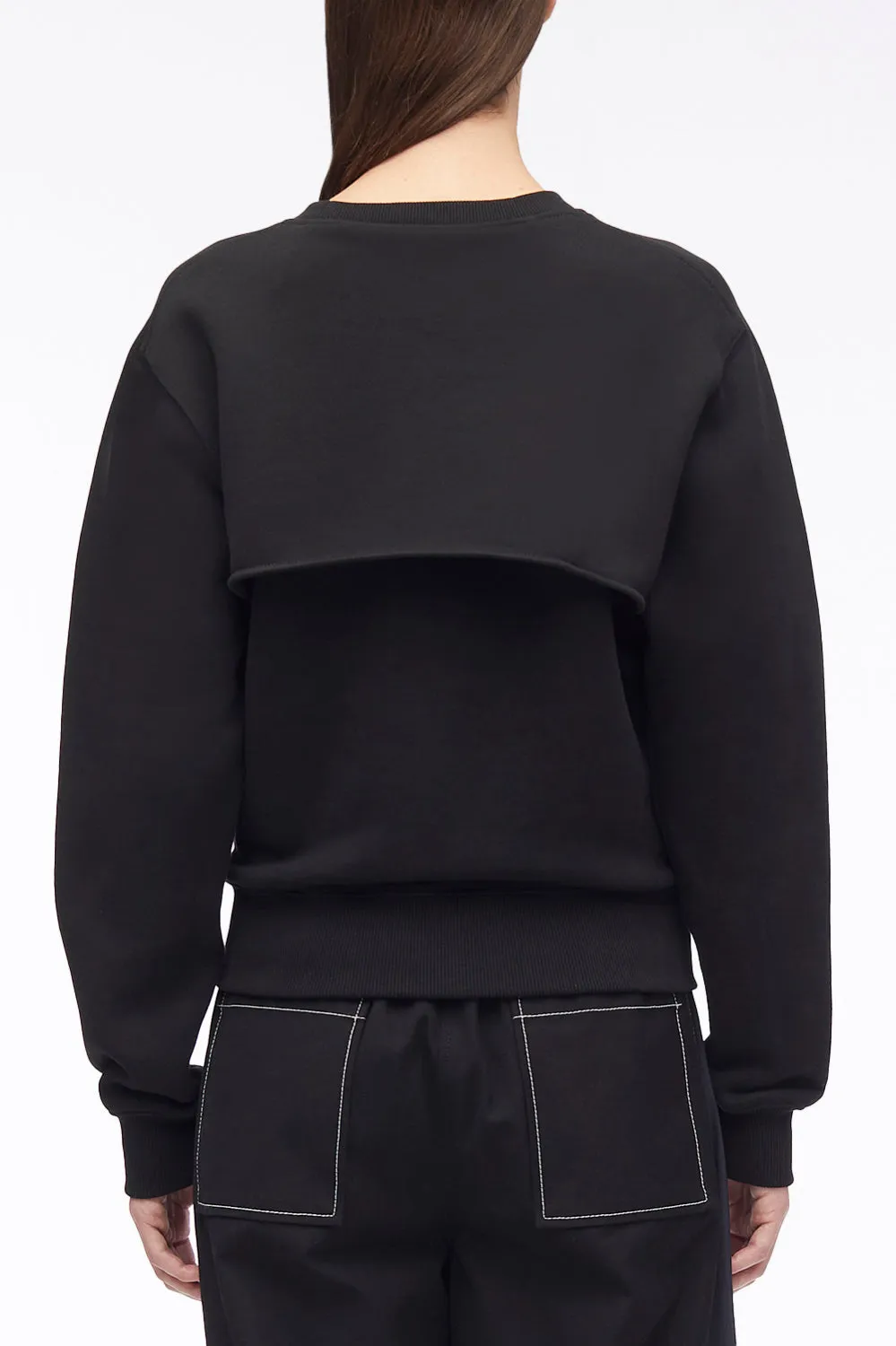 Compact French Terry Cut Out Sweatshirt