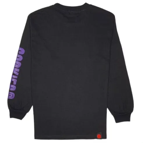 Cookies Whale Long Sleeve Tee (Black) CM233TLP02