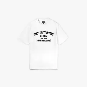 CROYEZ FRATERNITÉ T-SHIRT V2 - WHITE/BLACK