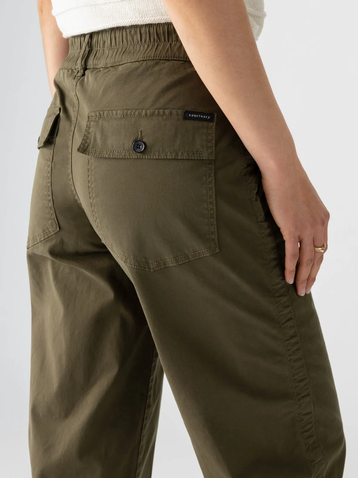 Cruiser Chino Semi-High Rise Pant Burnt Olive