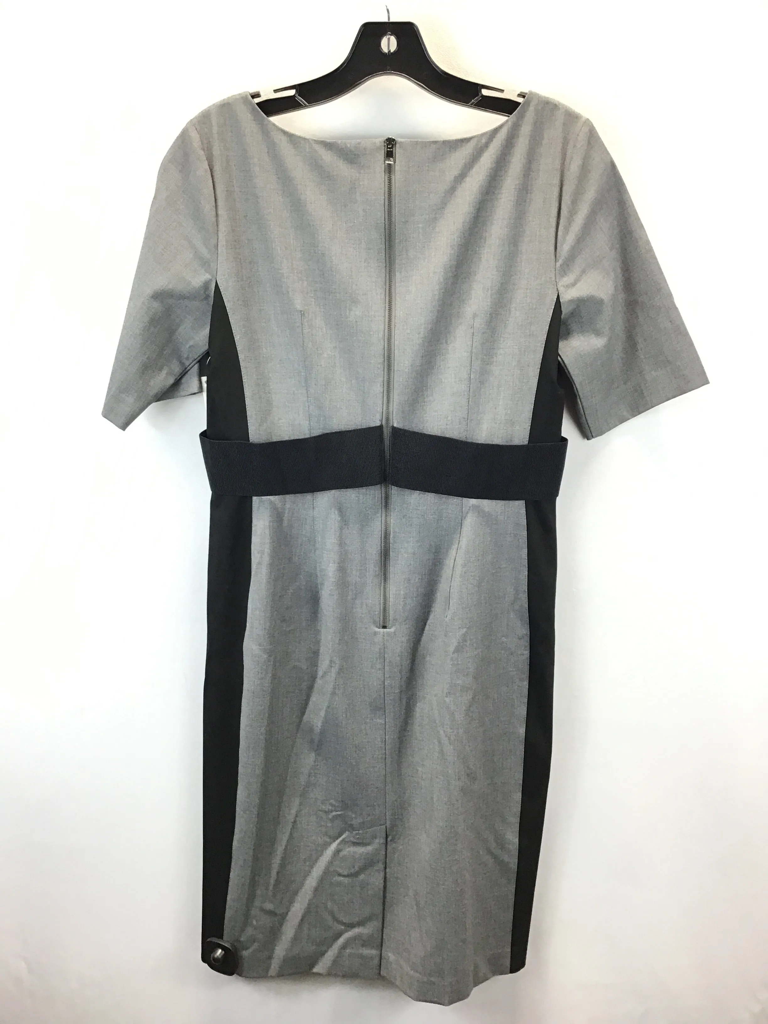 Dress Work By Ann Taylor In Black Grey, Size: 4