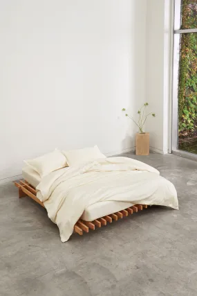 Duvet Cover and Sham Set in Natural