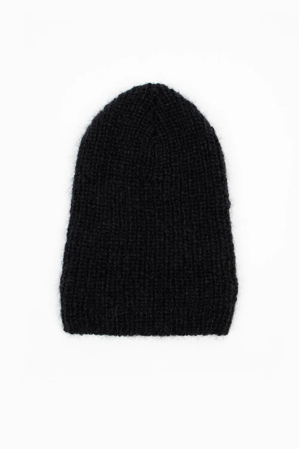 English Coast Hand Knitted Beanie Black