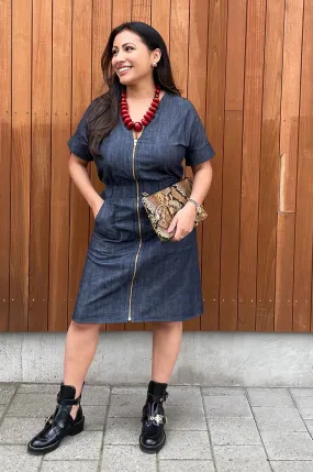 Errands Dress - Denim Chambray