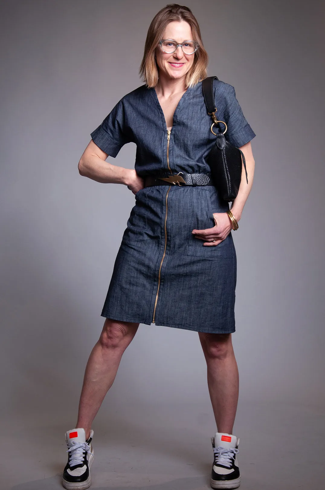 Errands Dress - Denim Chambray