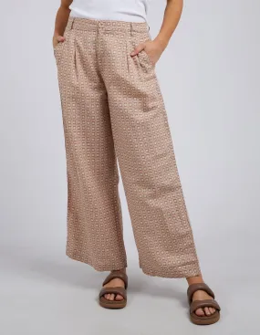 Foxwood - Maya Geo Pant - Oat