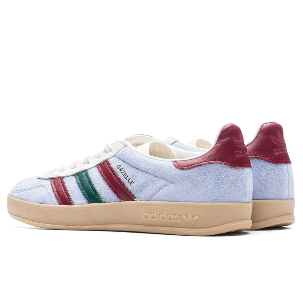 Gazelle Indoor - Blue Dawn/Collegiate Burgundy/Collegiate Green