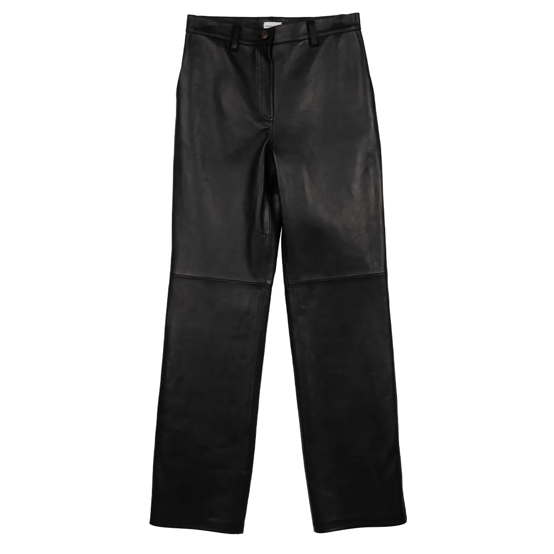 High Waste Leather Pants