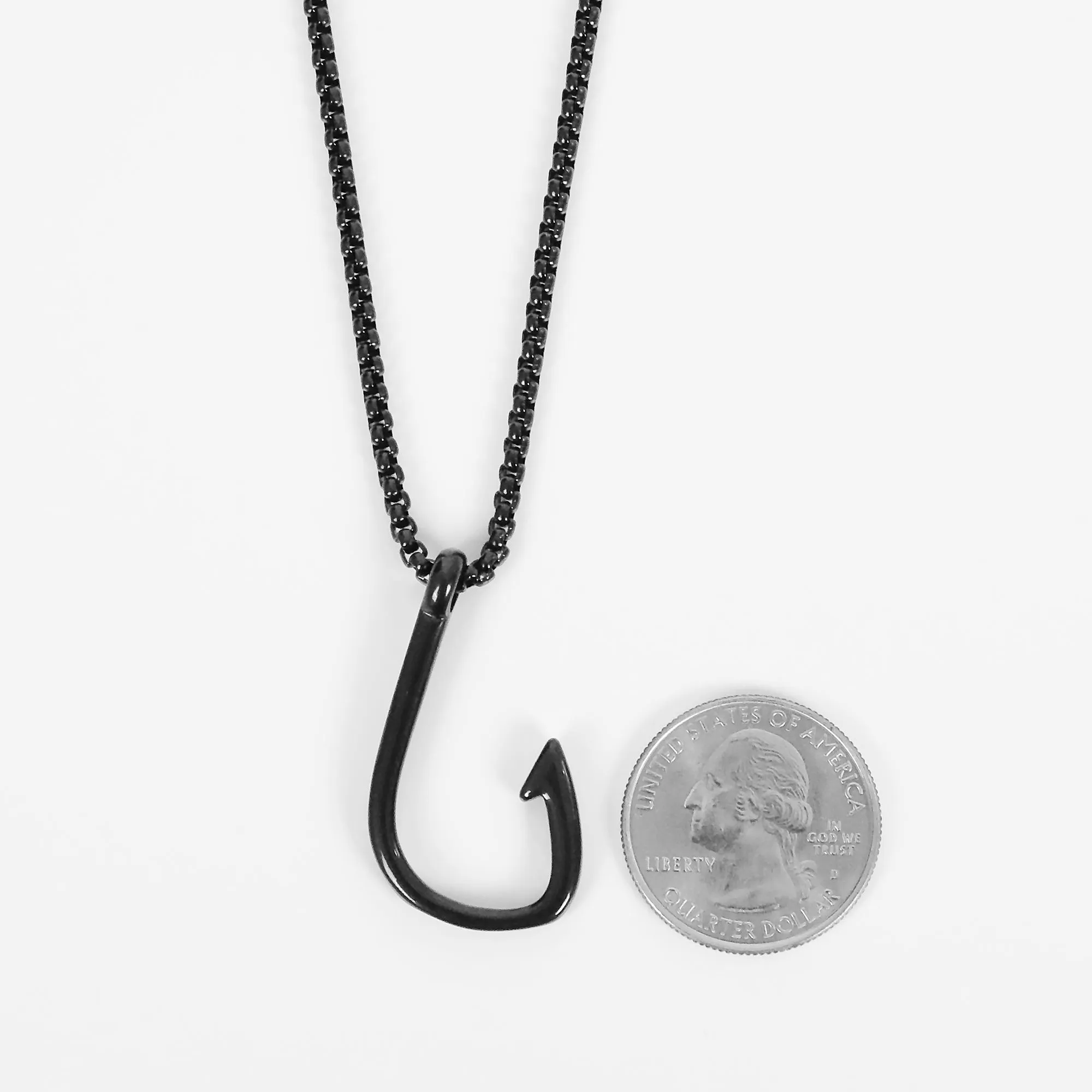 Hook Necklace - Black