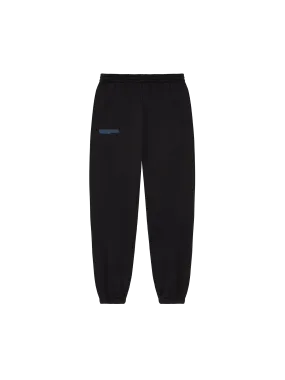 In Conversion Cotton Track Pants—black