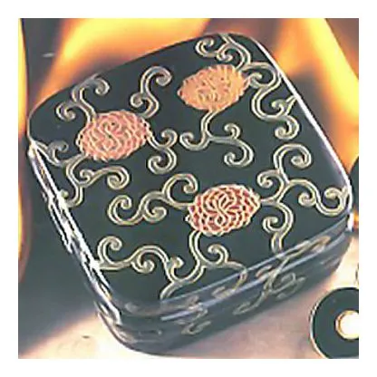 Japanese Black Chrysanthemum Box