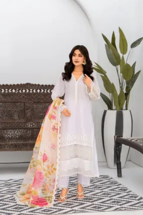 Karma Embroidered Chikankari Cotton Lawn Suit KAR126