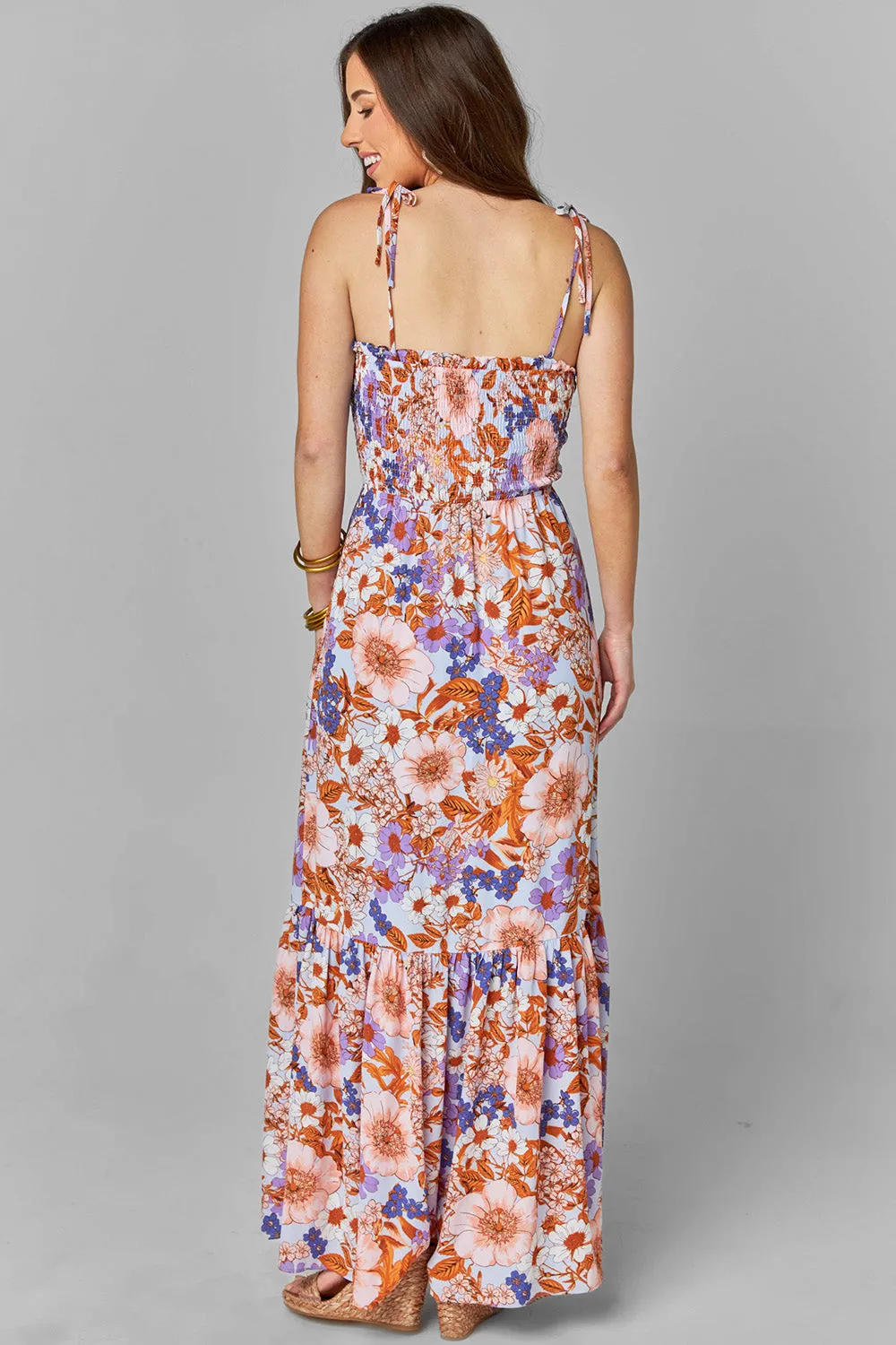 Kendra Tie Shoulder Maxi Dress - Hippie Hollow