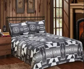 KING Aztec 4 pc Sheet set