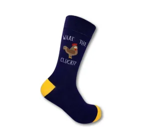 Ladies/Gents Cotton Rich Socks Uni-Sex Urban Eccentric Novelty What The Cluck