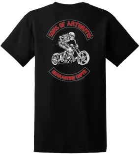 Limited Edition QUARANTINE CHAPTER POCKET Short Sleeve 100% Cotton Biker T-shirt?