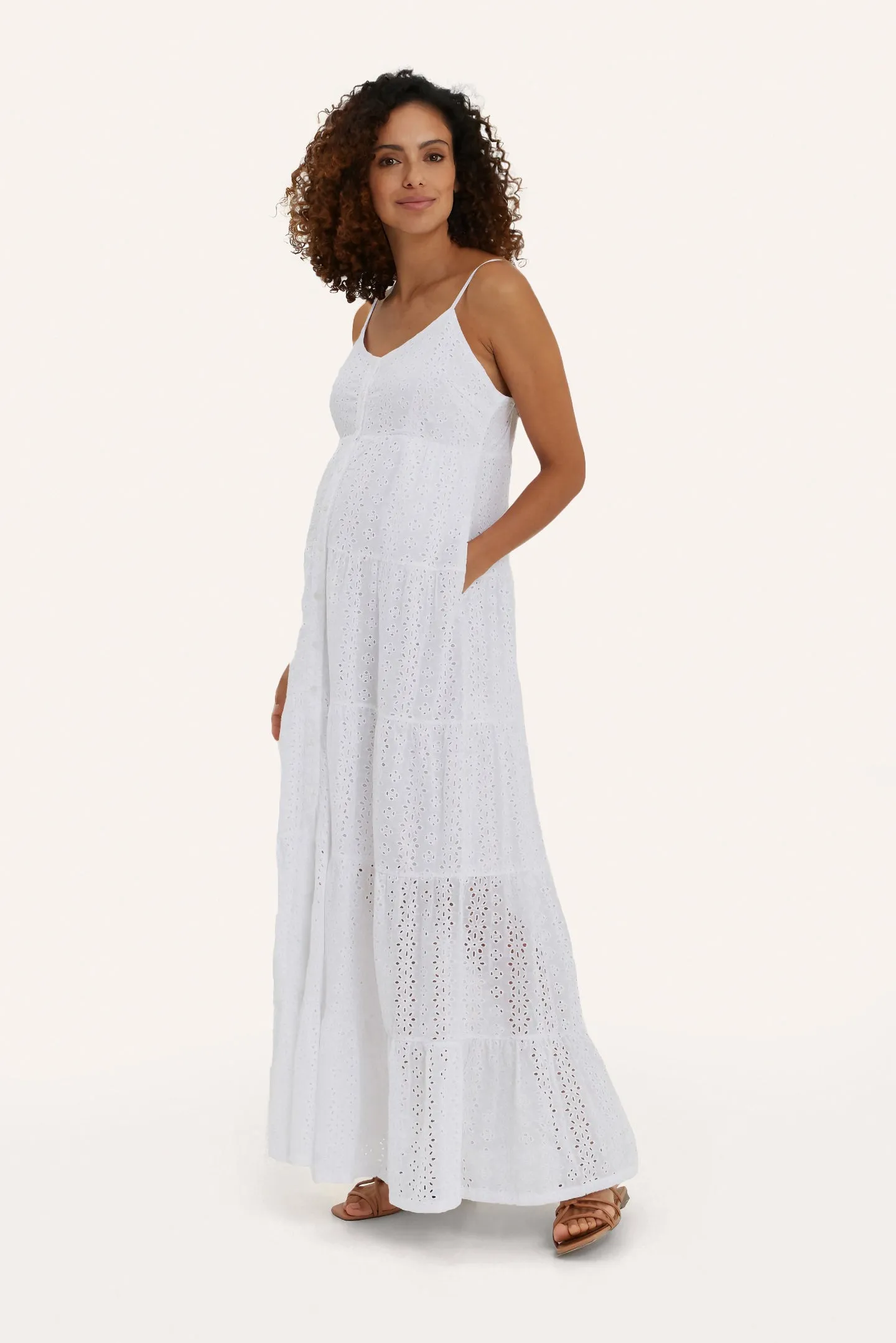 Lisboa Cotton Eyelet Dress