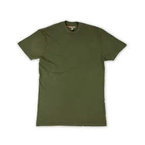 Marathon Shoulder T-Shirt (Ultra Fitted) - Olive/White