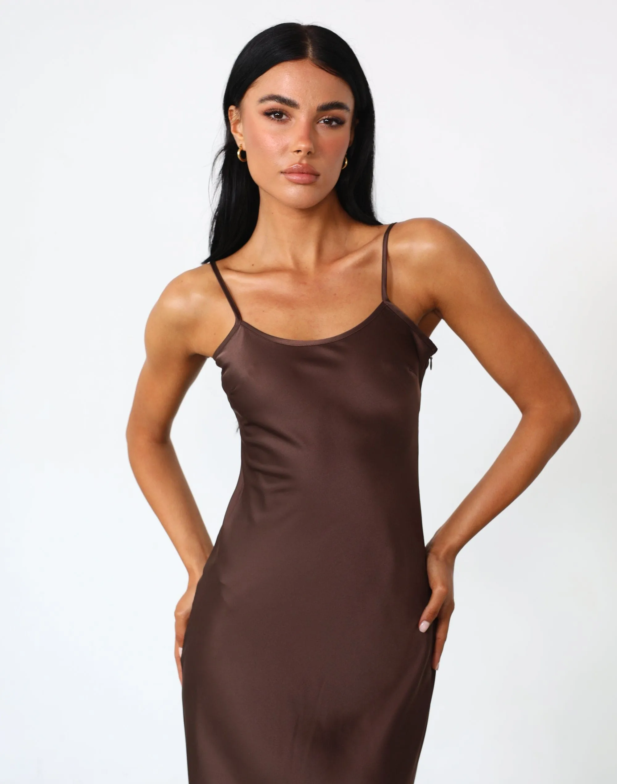 Martha Maxi Dress (Cocoa)