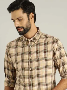 Men Checked Full Sleeve Cotton Shirt