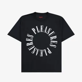 mens pleasures motive mesh s/s tee (black)