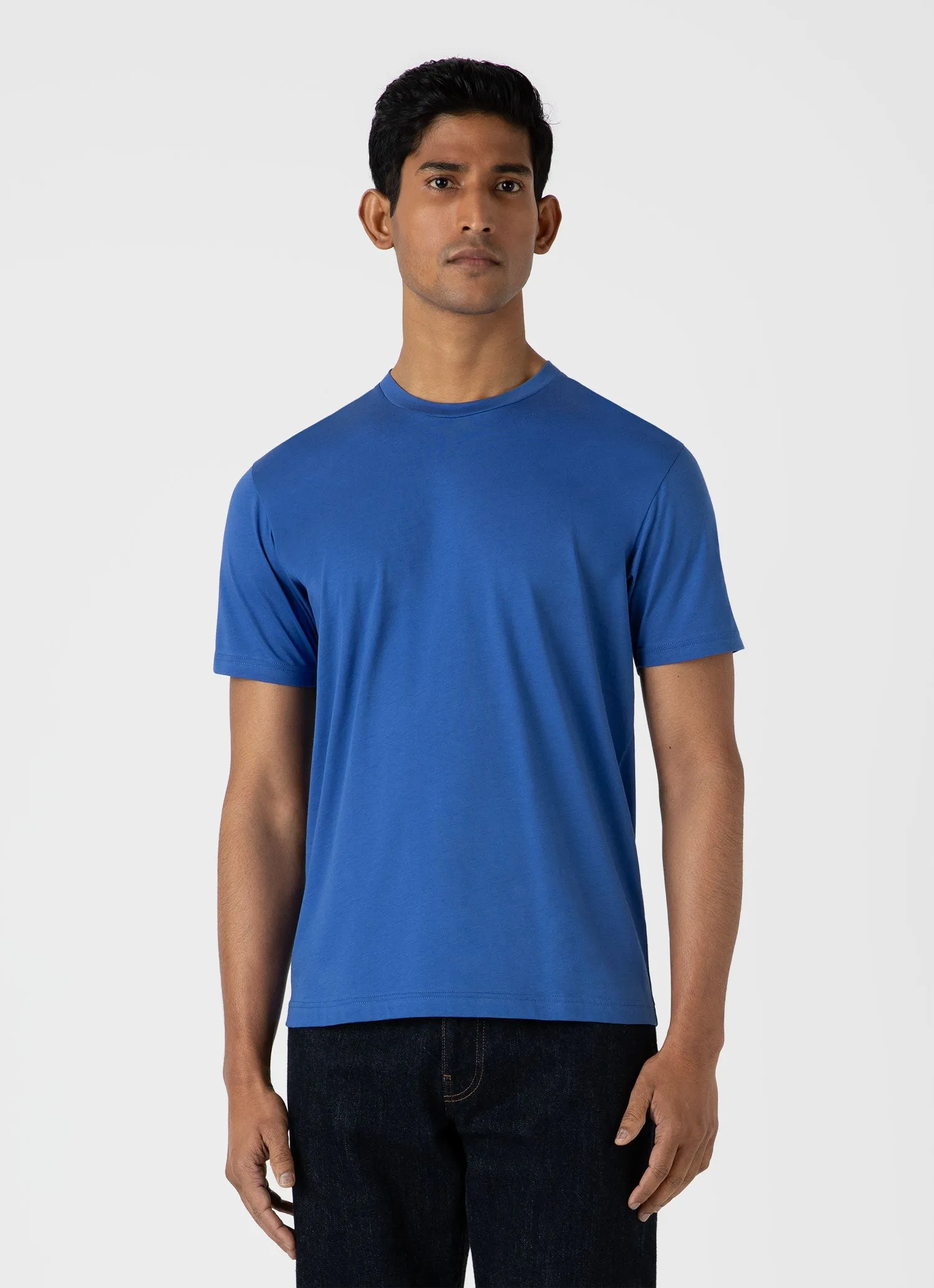 Men's Riviera Midweight T-shirt in French Blue