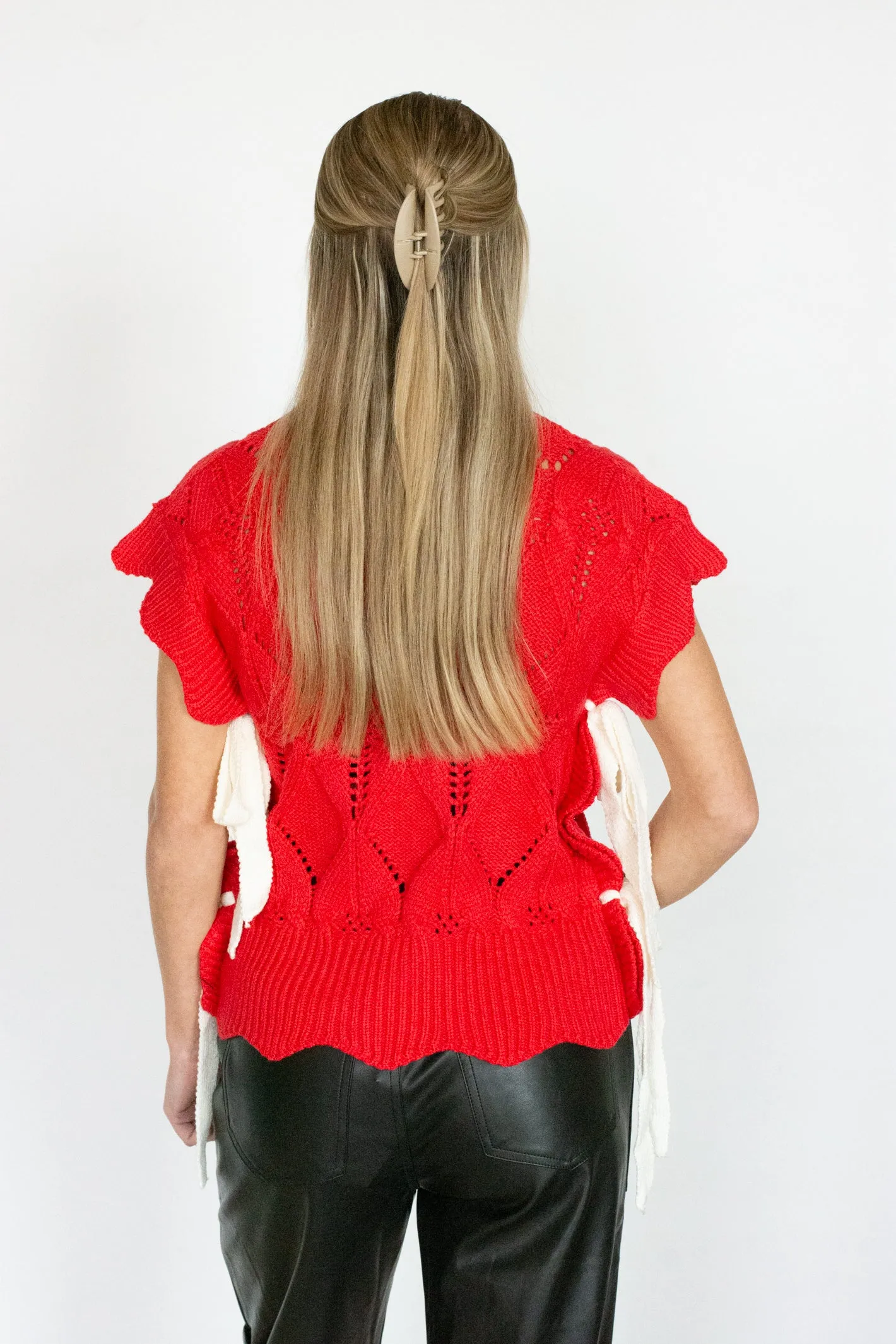 Modern Sweetness Cable Knit Short Sleeve Sweater