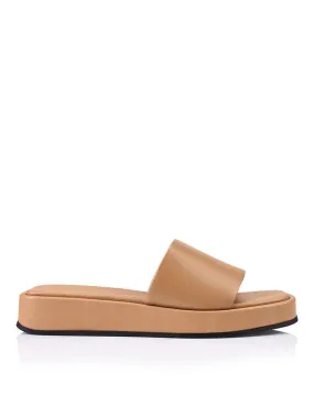 Morris Flatform Sandals - Soft Tan