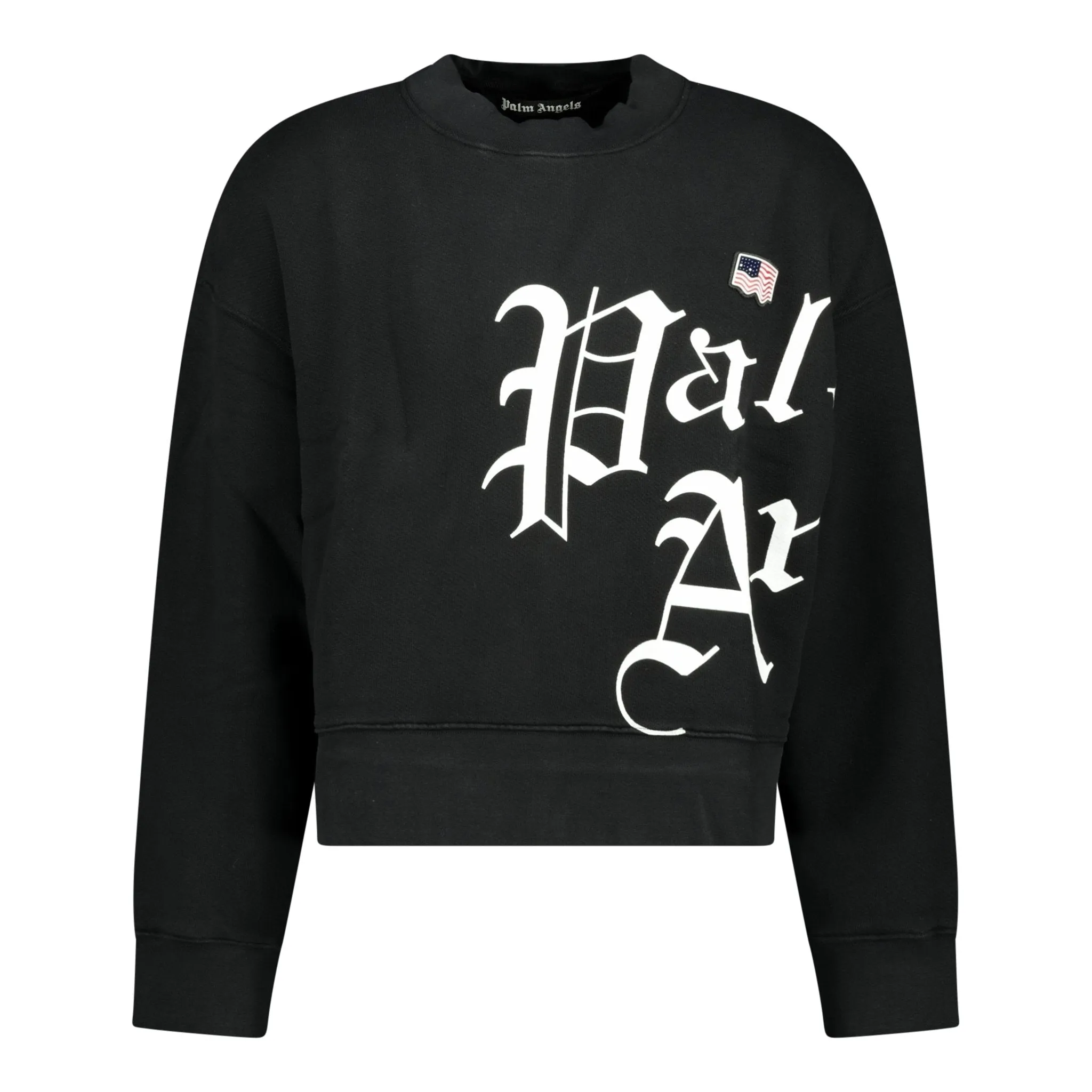 PALM ANGELS Gothic Sweatshirt Black