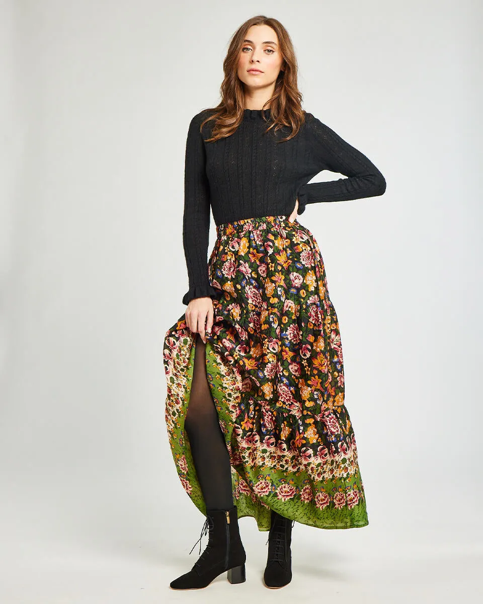 Paola Maxi Skirt - Secret Garden