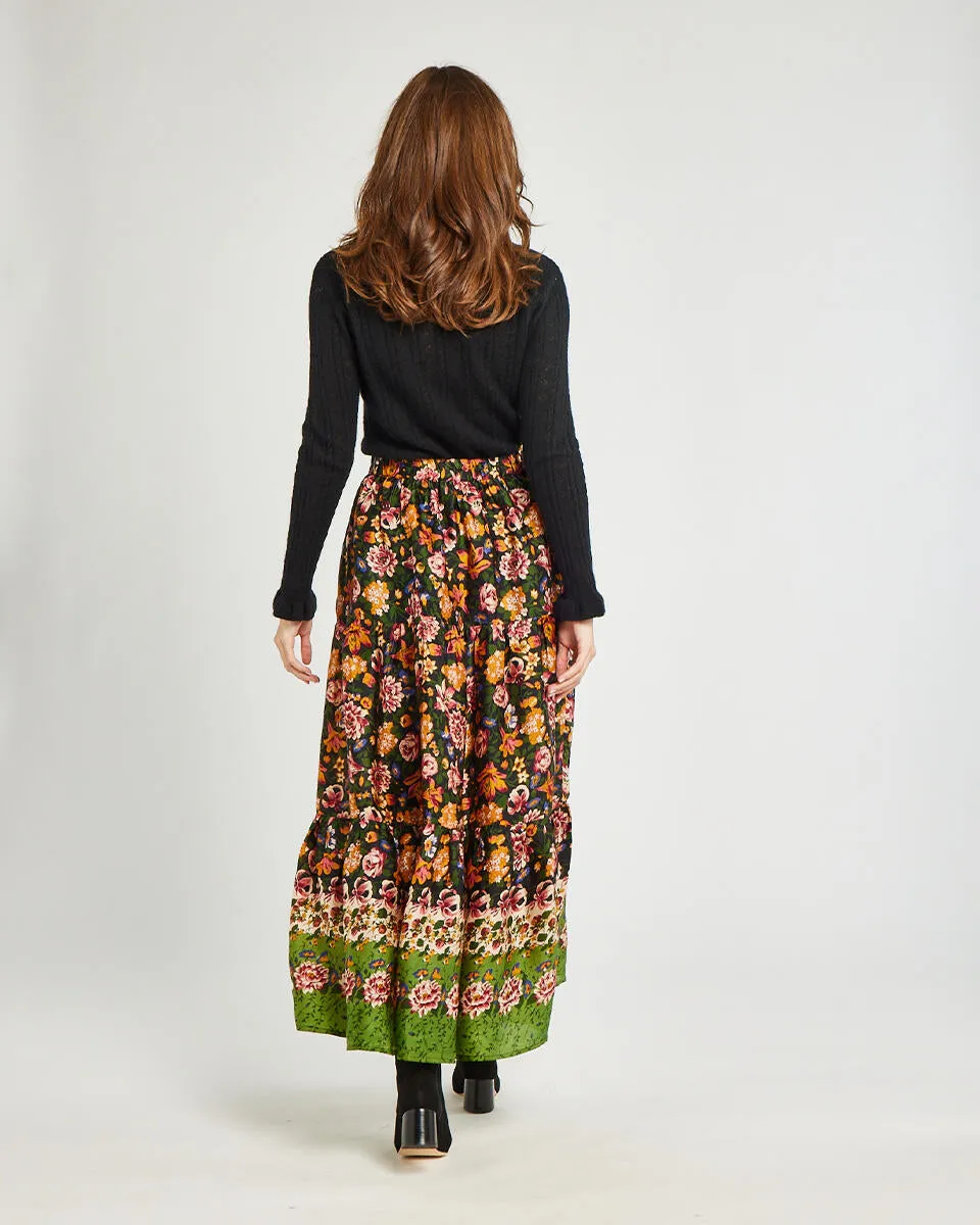 Paola Maxi Skirt - Secret Garden